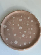 POLKA PINK PLATE