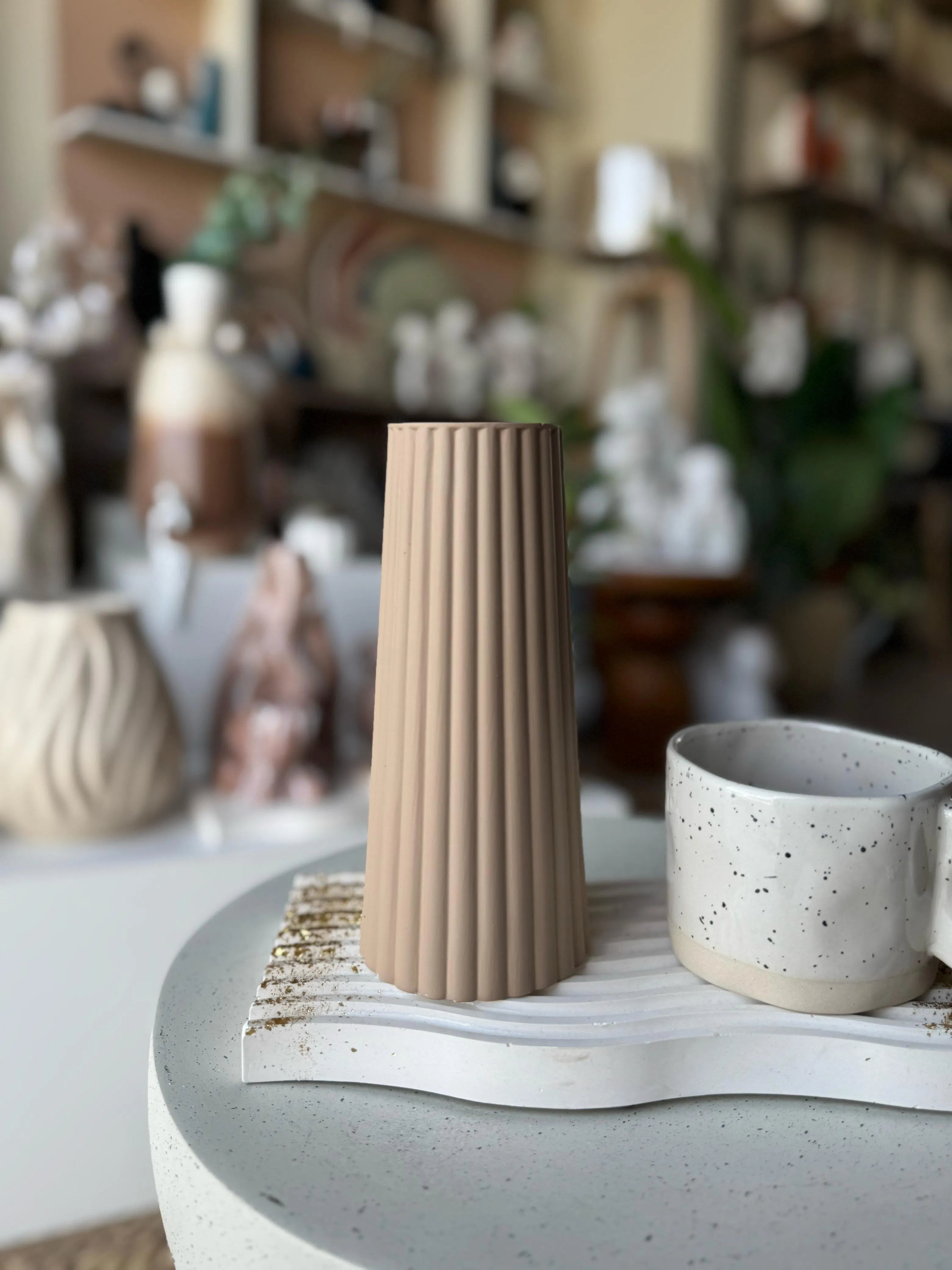 XL STRIPPED VASE