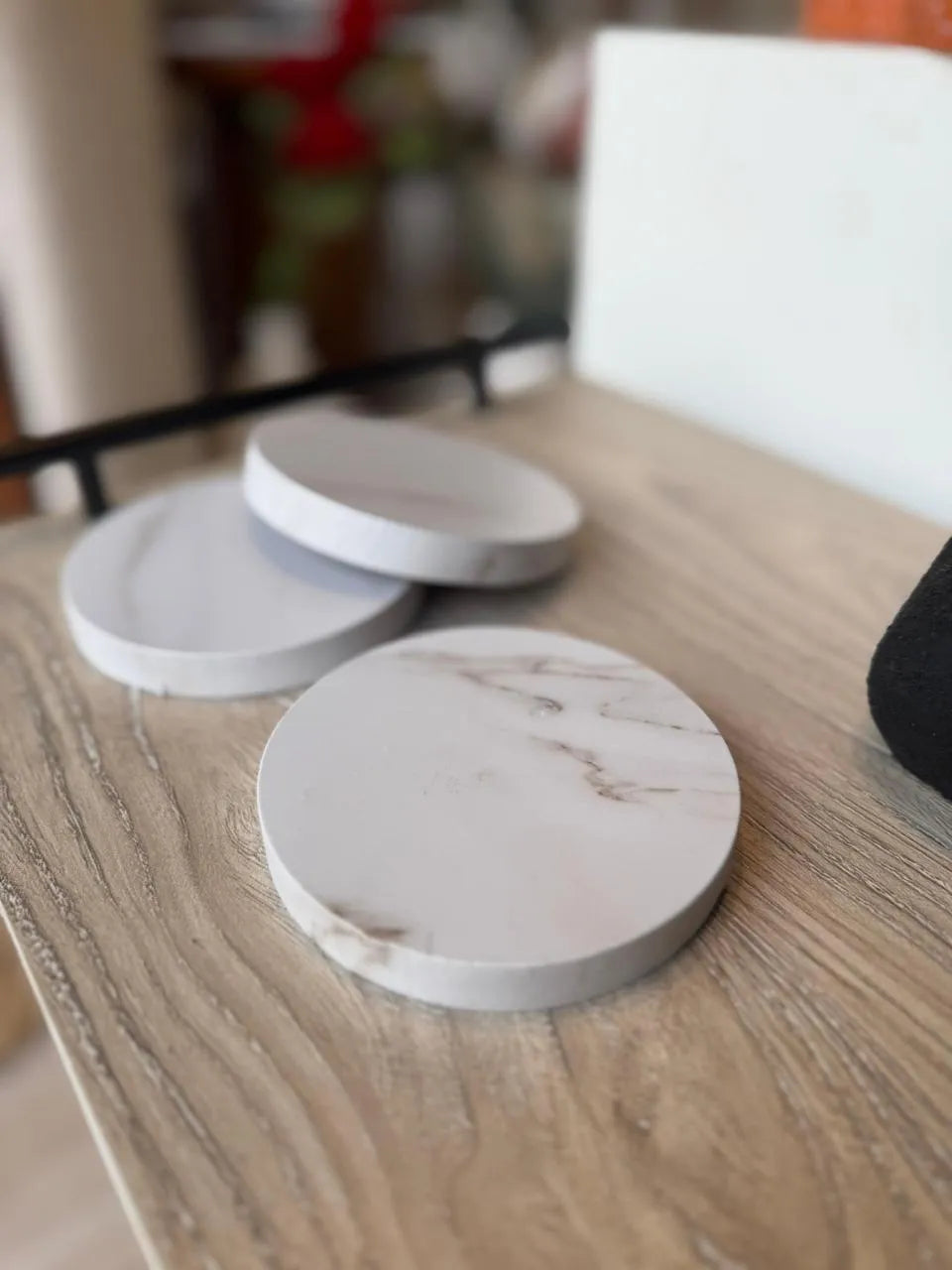 WOOD MARBLE COASTER