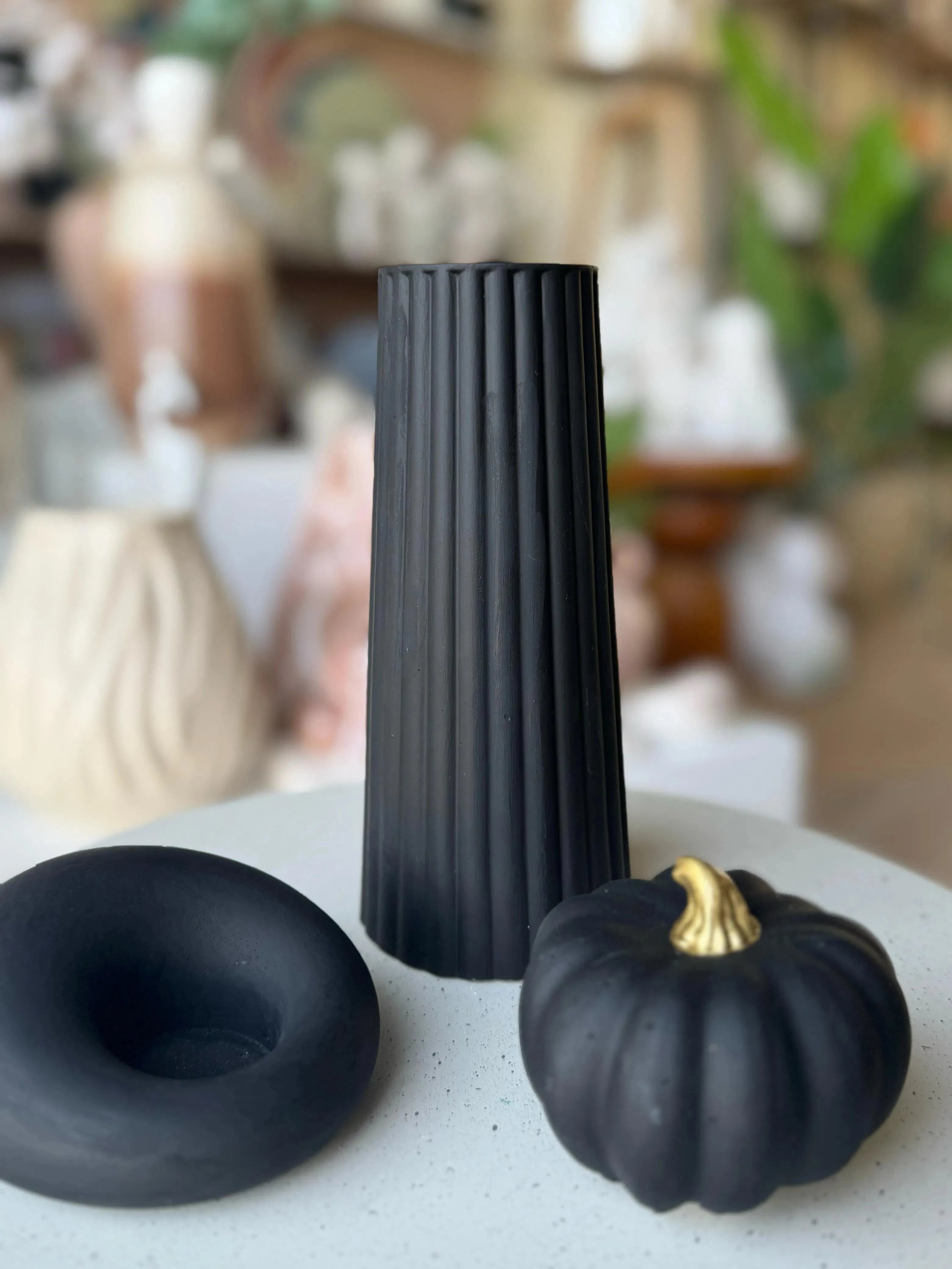 XL STRIPPED VASE