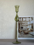 FLUTE CANDLE HOLDER SAGE