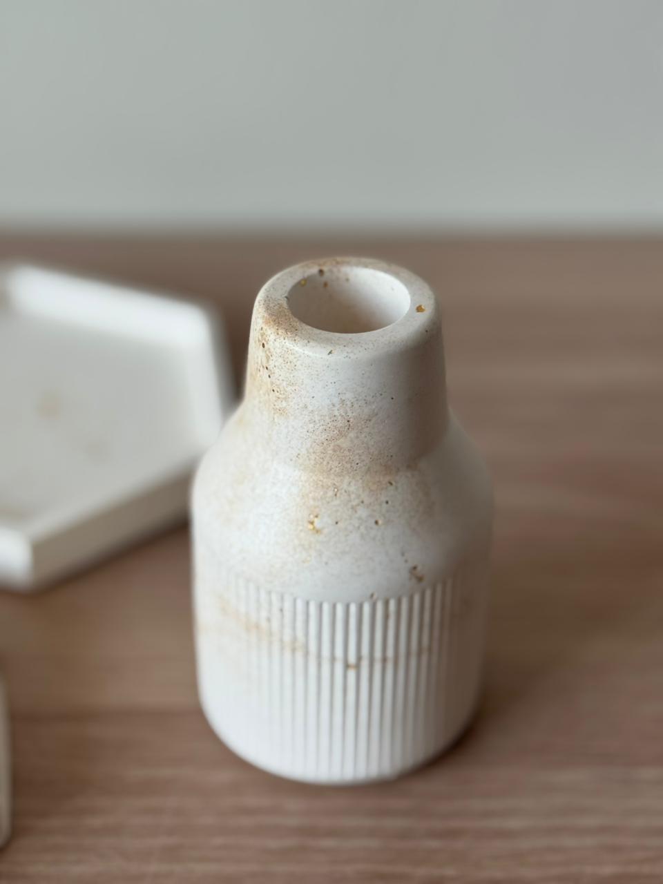 STRIPPED MINI VASE