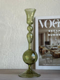 FLUTE CANDLE HOLDER SAGE